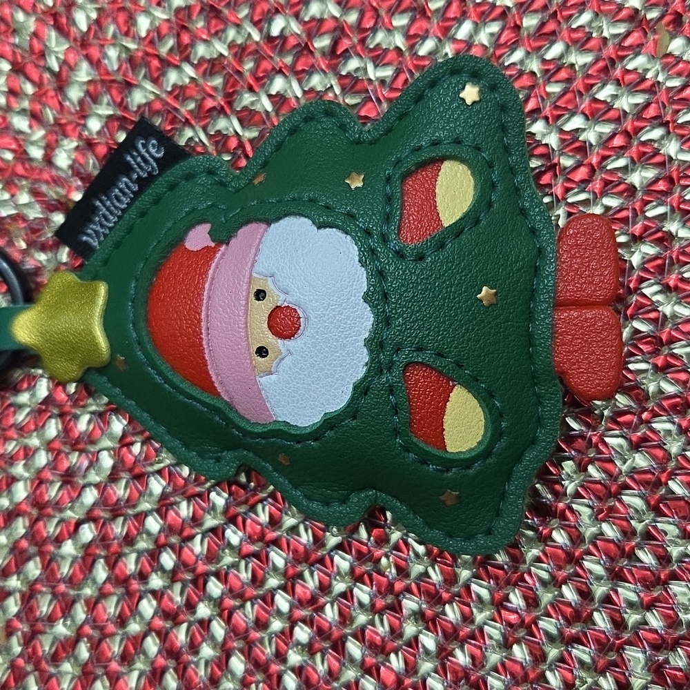 Christmas Reindeer & Santa Tree Keychain/charm Set - Picture 2 of 5